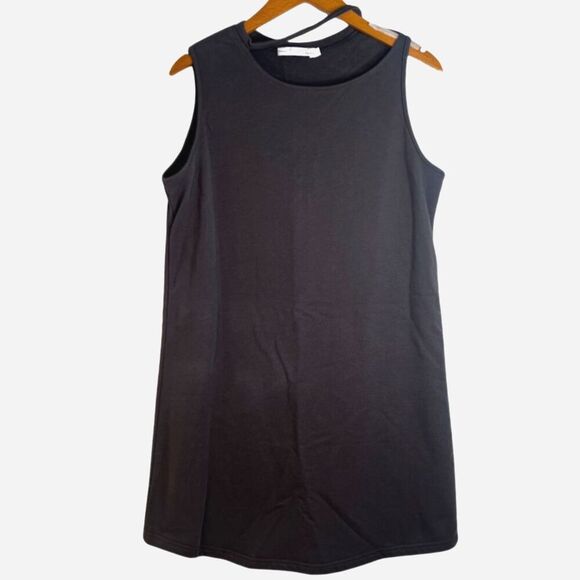 By Egreis Gray Sleeveless Sandrea Cut Out Shoulder Shift Dress Size Large - Picture 1 of 7